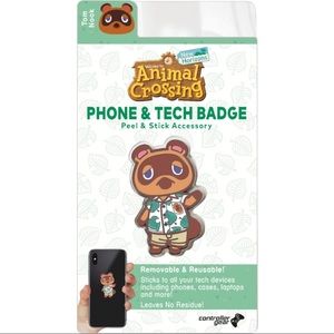 Animal Crossing 🍃Tom Nook Phone & Tech Badge